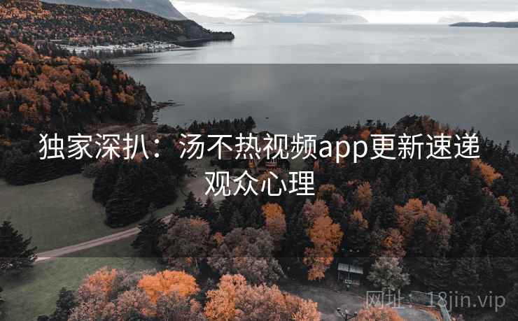 独家深扒：汤不热视频app更新速递观众心理