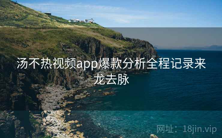 汤不热视频app爆款分析全程记录来龙去脉